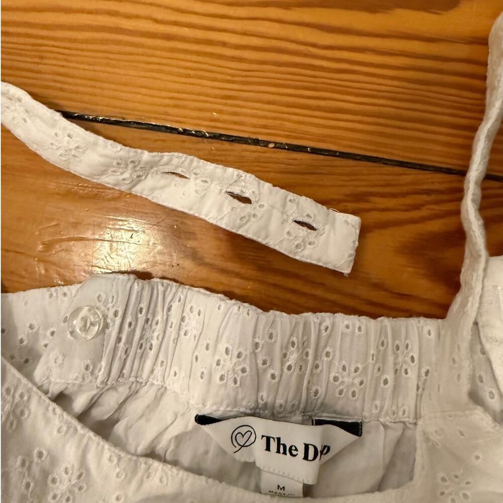 White cotton tiered sundress- Size M, The Drop - Picture 5 of 8